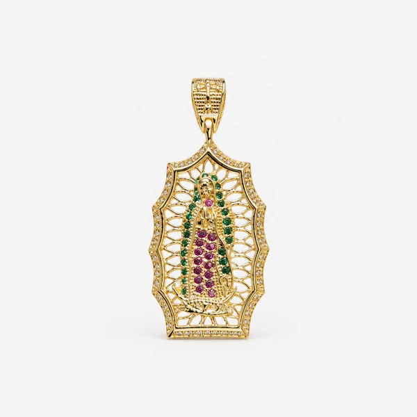 Dije Virgen de Guadalupe 4,65 g en oro 18K