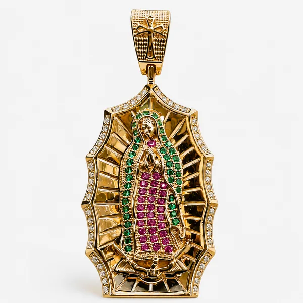 Dije Virgen de Guadalupe 7,35 g en oro 18K