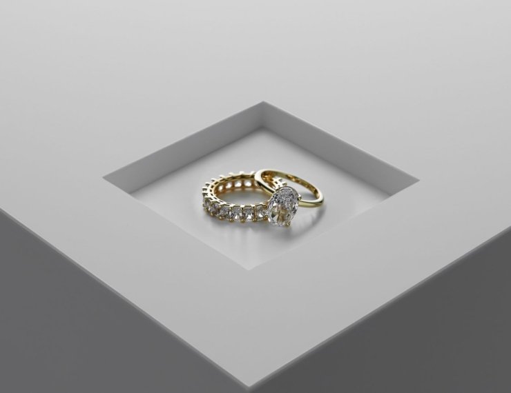 Joyería de oro 18K estilo editorial
