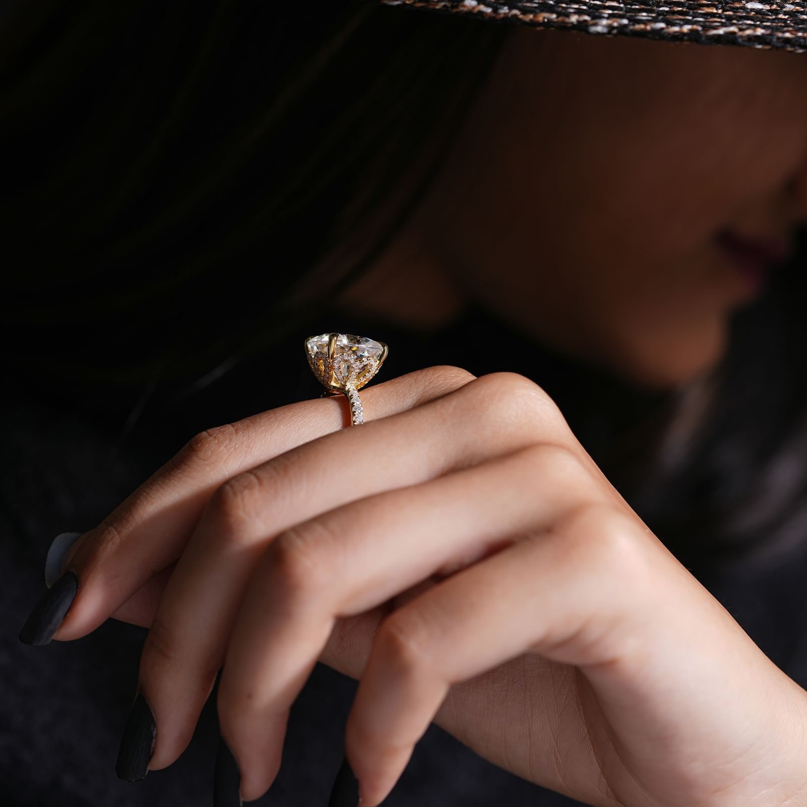 Joyería de oro 18K estilo editorial